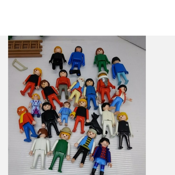 Vintage Playmobil (Geobra) Figures And Accessory Lot, Natives Set, 30 pieces - Picture 10 of 12